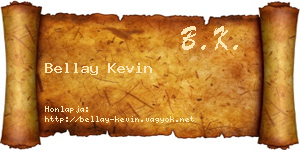 Bellay Kevin névjegykártya